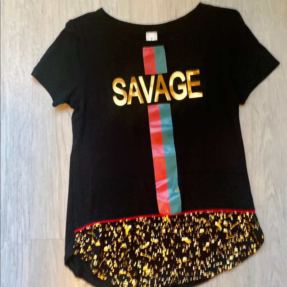 Bold Graphic Short Sleeve Tee Shirt - Picture 2 of 3